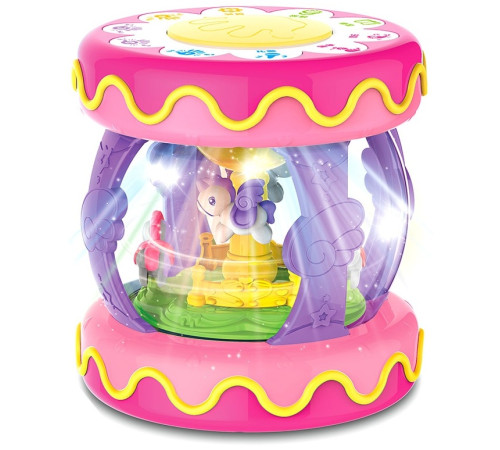  19209 jucărie "toba-carusel" he0704 roz