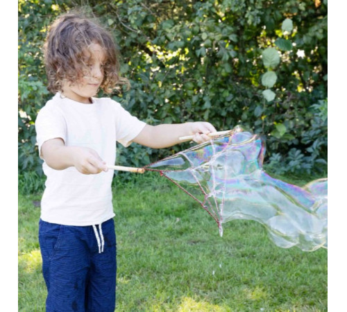 ses creative 02322s set bule de săpun uriașe "spiderweb mega bubbles"