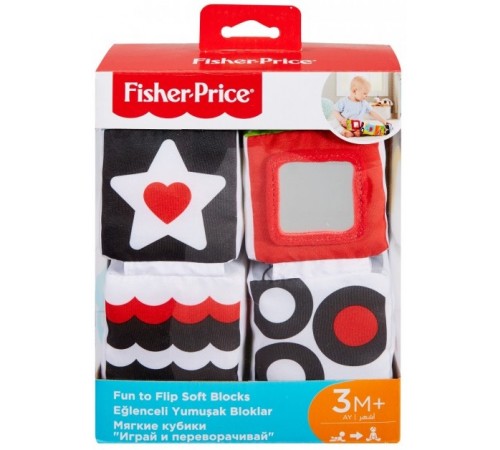 Fisher-Price GFC37 Развивающие мягкие кубики "Изучай и играй" Детский магазин в Кишиневе в Молдове fisher-price gfc37 Развивающие мягкие кубики "Изучай и играй"