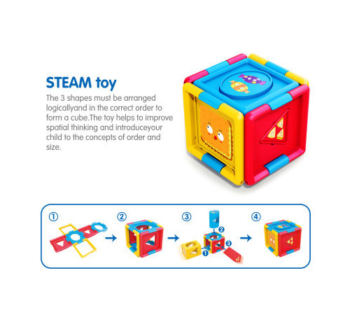 hola toys e7990 Развивающая игрушка "Куб"