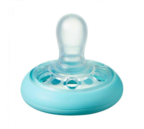 tommee tippee tt0296 suzeta simetrica din silicon breast-like (6-18 luni) 2 buc. 
