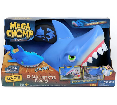 mega chomp 18493s jucărie cu radio control "rechin"