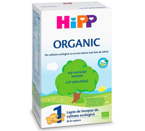 Детское питание в Молдове hipp 2016 organic 1 (0-6 м) 300 гр.