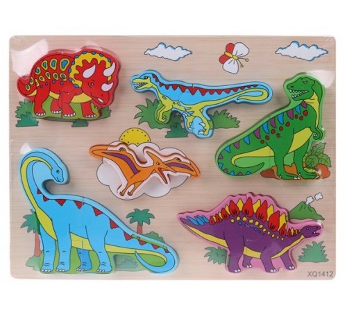  op РЕ06.23 puzzle din lemn "dinozauri"