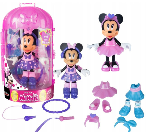 disney 182929 Кукла Минни с аксессуарами "gym fun"