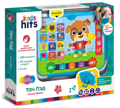 kids hits kh02/001 Планшет "Умный щенок" (ru)