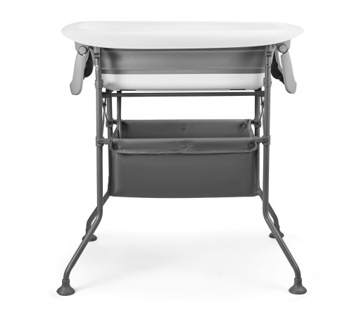 kinderkraft Пеленальный столик с ванной bubbly серый