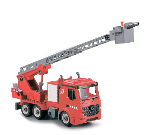 funky toys 61114 pompieri mașina - constructor cu sunete, lumini și apă (30cm)
