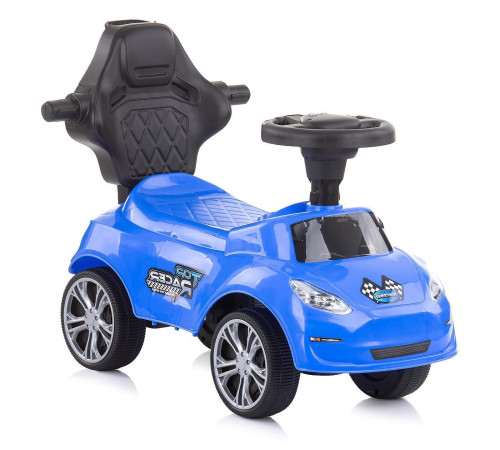 Сhipolino roctr02105bl Машина детская с ручкой "turbo" синий 