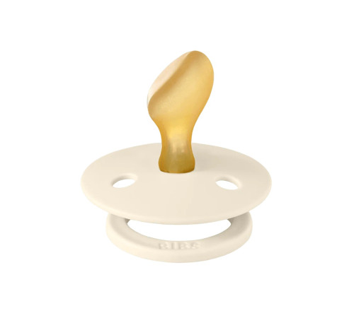 bibs suzeta anatomica din latex color s (0-6 luni) ivory