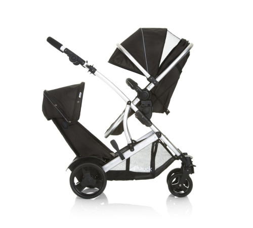 hauck Коляска для двух детей duett 2 black