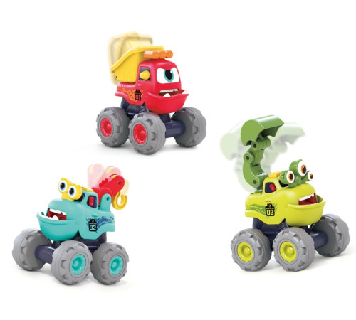 Jucării pentru Copii - Magazin Online de Jucării ieftine in Chisinau Baby-Boom in Moldova hola toys he7911 set de 3 mașini "monster trucks"