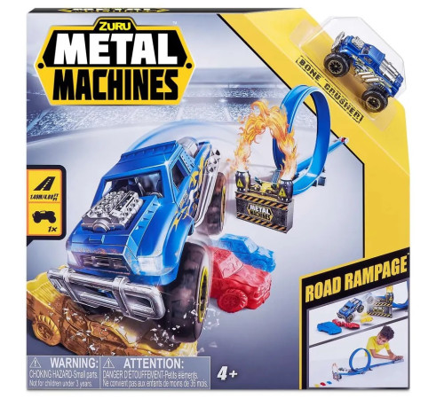   zuru 6701 set de joc "metal machines road rampage"