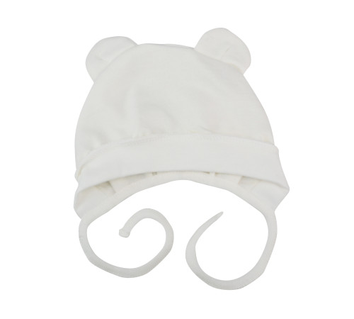  minikin 25750143 Чепчик "Мамины объятия" (р.43) молочный