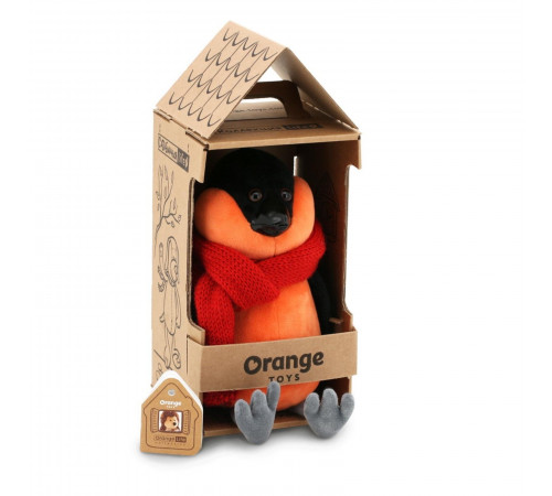 orange toys Мягкая игрушка "Снегирь Боб: Красный шарф" os803/20 (20 см.)