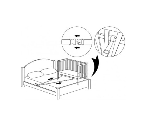 veres 05.3.1.21.07 patuț pentru copii ЛД5 monaco (caşmir)