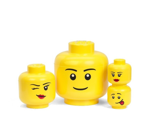 lego Контейнер для хранения small head - boy (16х19,3 см)