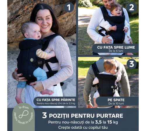 dreambaby g2205 marsupiu "journey" negru