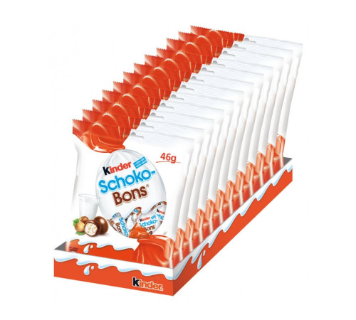 Шоколадные конфеты kinder schoko-bons (46 г)