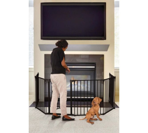 dreambaby g2003bb porțile de siguranță-tarc 3 in 1 "royale converta" (pana la 3,8 m) negru
