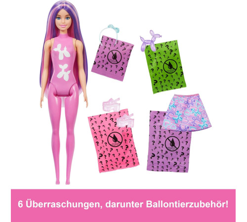 barbie jfv58 Кукла-сюрприз "color reveal" Воздушные шарики-питомцы