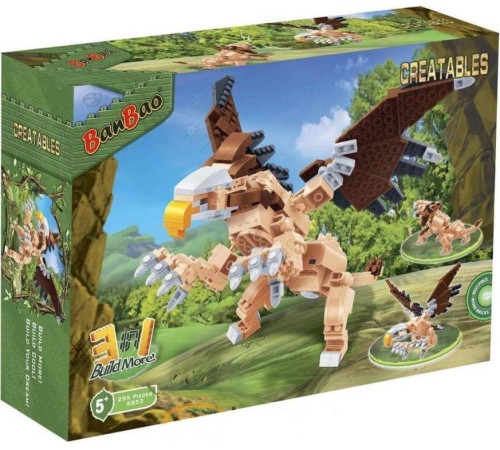 Детский магазин в Кишиневе в Молдове banbao 6853 Конструктор 3 в 1 "Птицы" (295 дет.)