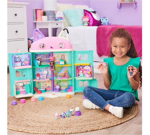 spin master 6060440 Набор фигурок "gabby's cat house deluxe" (7 шт.)