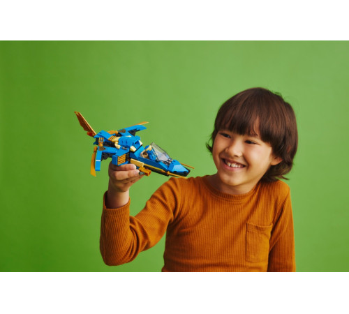 lego ninjago 71784 Конструктор "Молниеносный самолёт Джея" (146 дет.)