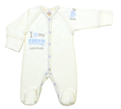 Детская одежда в Молдове veres 101.81-5.50 Комбинезон "i love my daddy blue" (р.50)