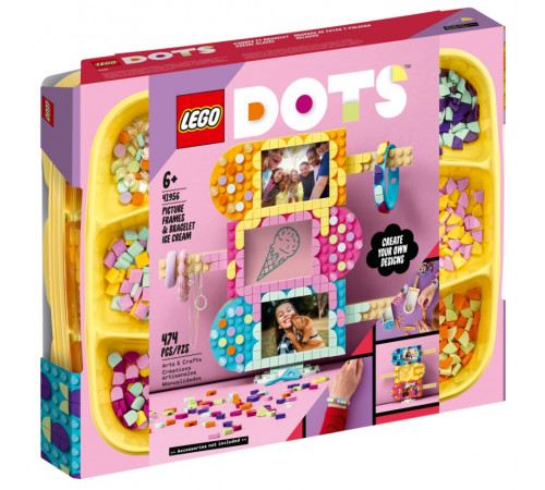  lego dots 41956 constructor "rame foto și brățară Înghețată" (474 el.)