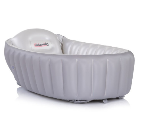  chipolino vkbcl0251gy cădiță gonflabilă pentru copii cu pompă "baby cloud" (90 cm.) gri