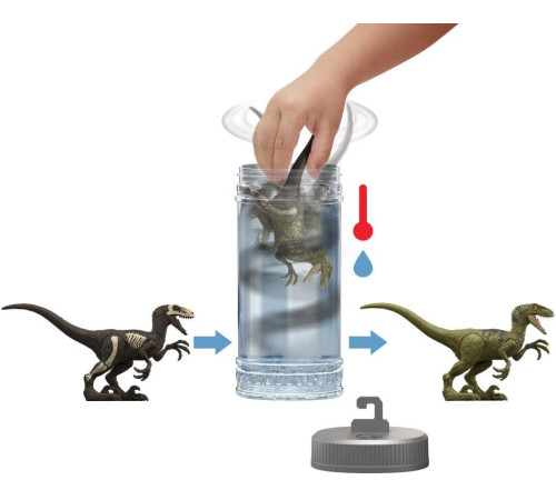 jurassic world jdc52 figurină surpriză "incredible transformation"