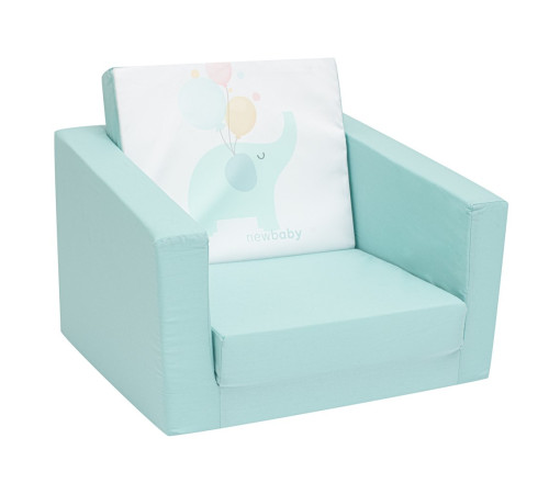  new baby 52579 Детское складное кресло "Слоник" мятный