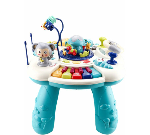 bibiin toys 648a-52 Детский игровой развивающий столик (голубой)