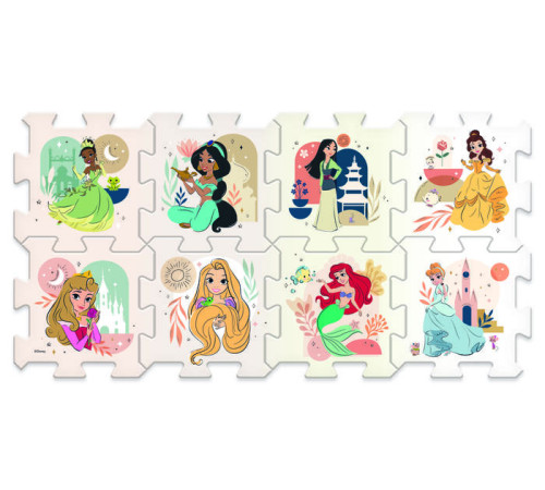 trefl 61605t Коврик-пазлы "disney princess"