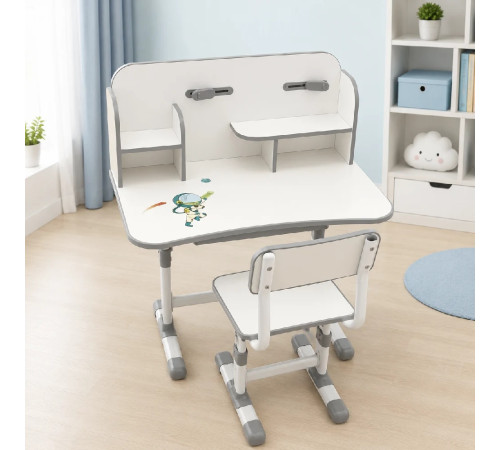 796819 set de mobilier reglabil pentru copii (birou + scaun) richi jch202