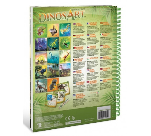 dinosart 15202 sketchbook creativ  "sticker-by-number"