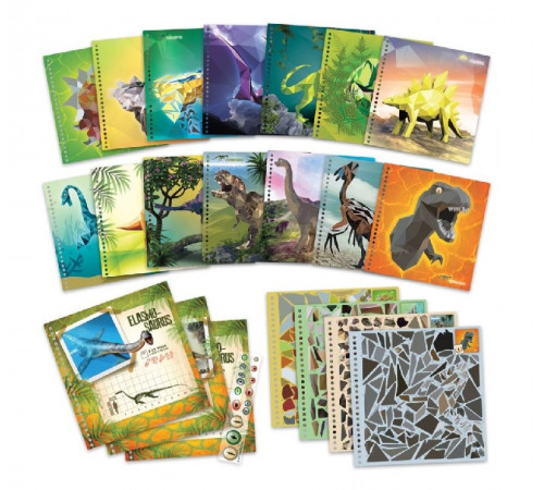 dinosart 15202 sketchbook creativ  "sticker-by-number"