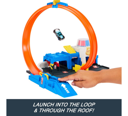 hot wheels jbm71 Игровой набор "Суперполицейский участок"