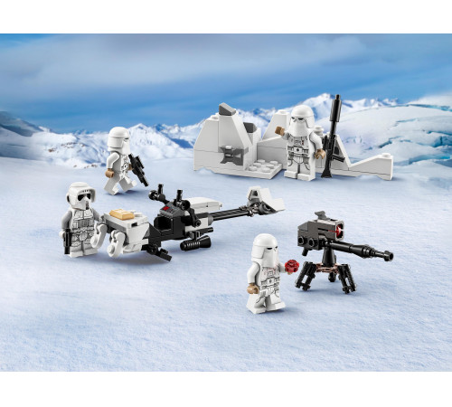 lego star wars 75320 Конструктор "Звёздные войны: Боевой набор снежных пехотинцев" (105 дет.)