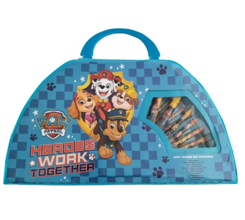 total office ppt-1112 set de colorat "paw patrol" (50 piese)