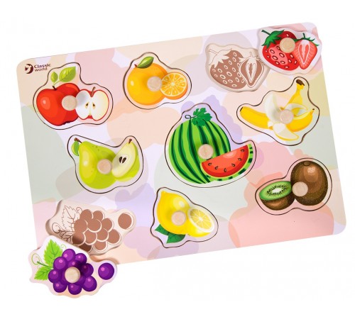  classic world 3652 puzzle din lemn "fructe"