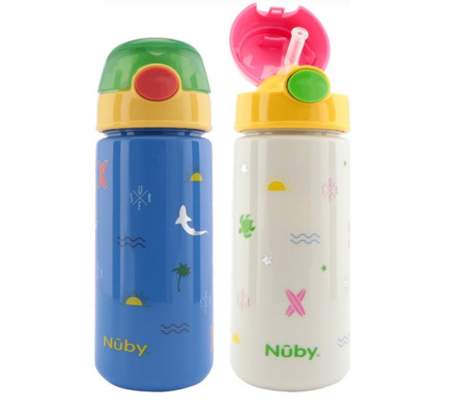  nuby nv04011 cana cu pai flip-it 540 ml. (3 ani+)