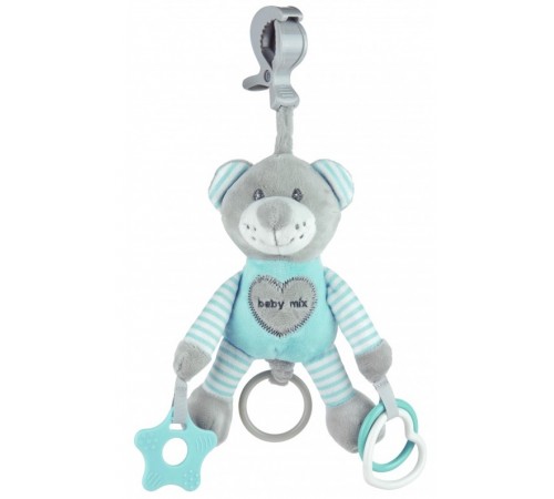 Детский магазин в Кишиневе в Молдове baby mix stk-19445 mb Игрушка для путешествий с вибрацией "Мишка" мята
