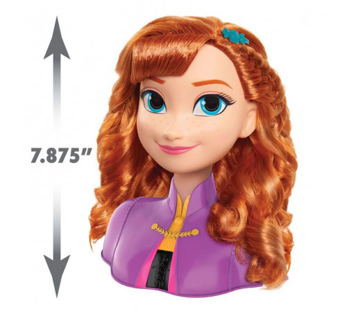 disney princess 32811f Базовая голова для укладки "Анна Холодное сердце 2"