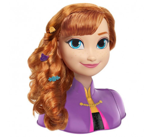 disney princess 32811f Базовая голова для укладки "Анна Холодное сердце 2"