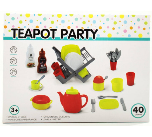  icom ca054448 Большой набор детской посуды (40 шт.)