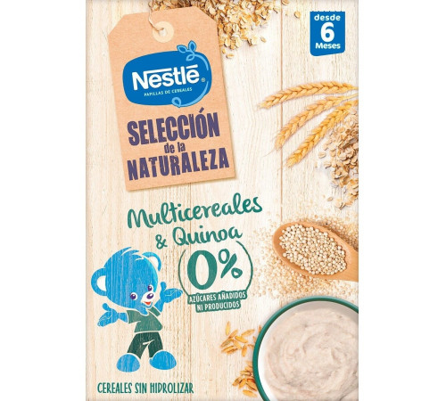  nestle terci nature selection multicereale si quinoa fara lapte 270 gr. (6 m+)