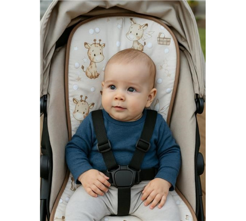 baby mix 58567 saltea pentru cărucior "giraffe"