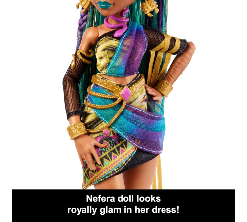monster high jdr48 păpușă "monster-classic nefera"